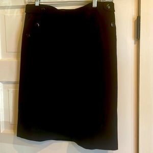 J.Crew felted wool cashmere skirt 8 black